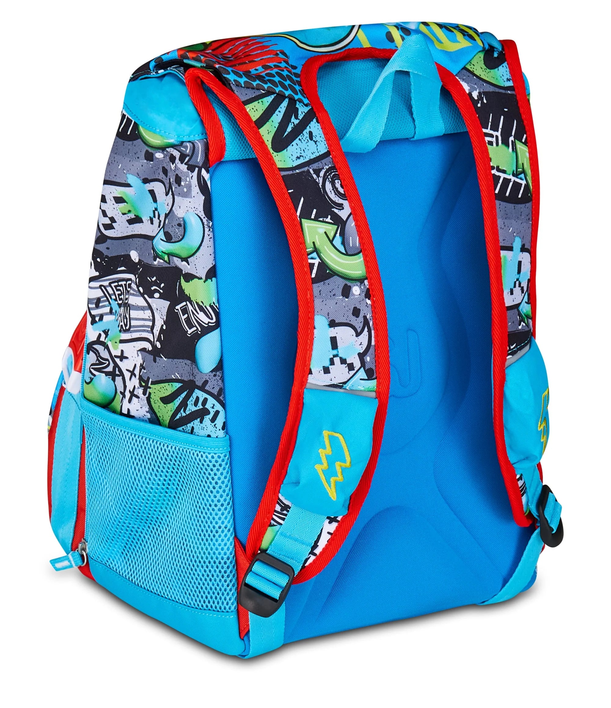 Zaino Estensibile Big SJ Gang Sharky Skate - Azzurro/Rosso