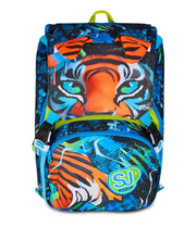 Zaino Estensibile Big Sj Gang Air Tiger - Blu/Arancione