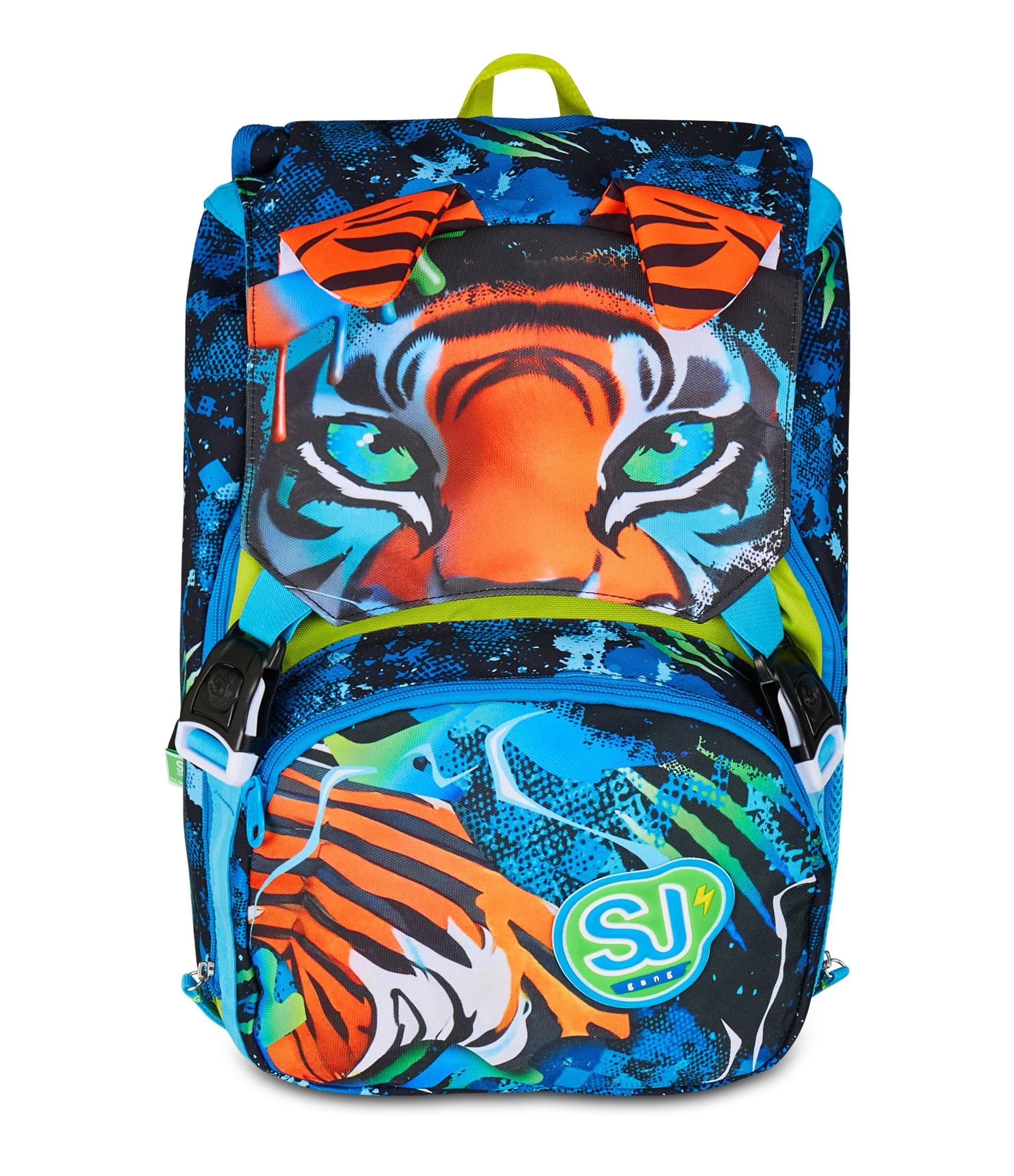 Zaino Estensibile Big Sj Gang Air Tiger - Blu/Arancione