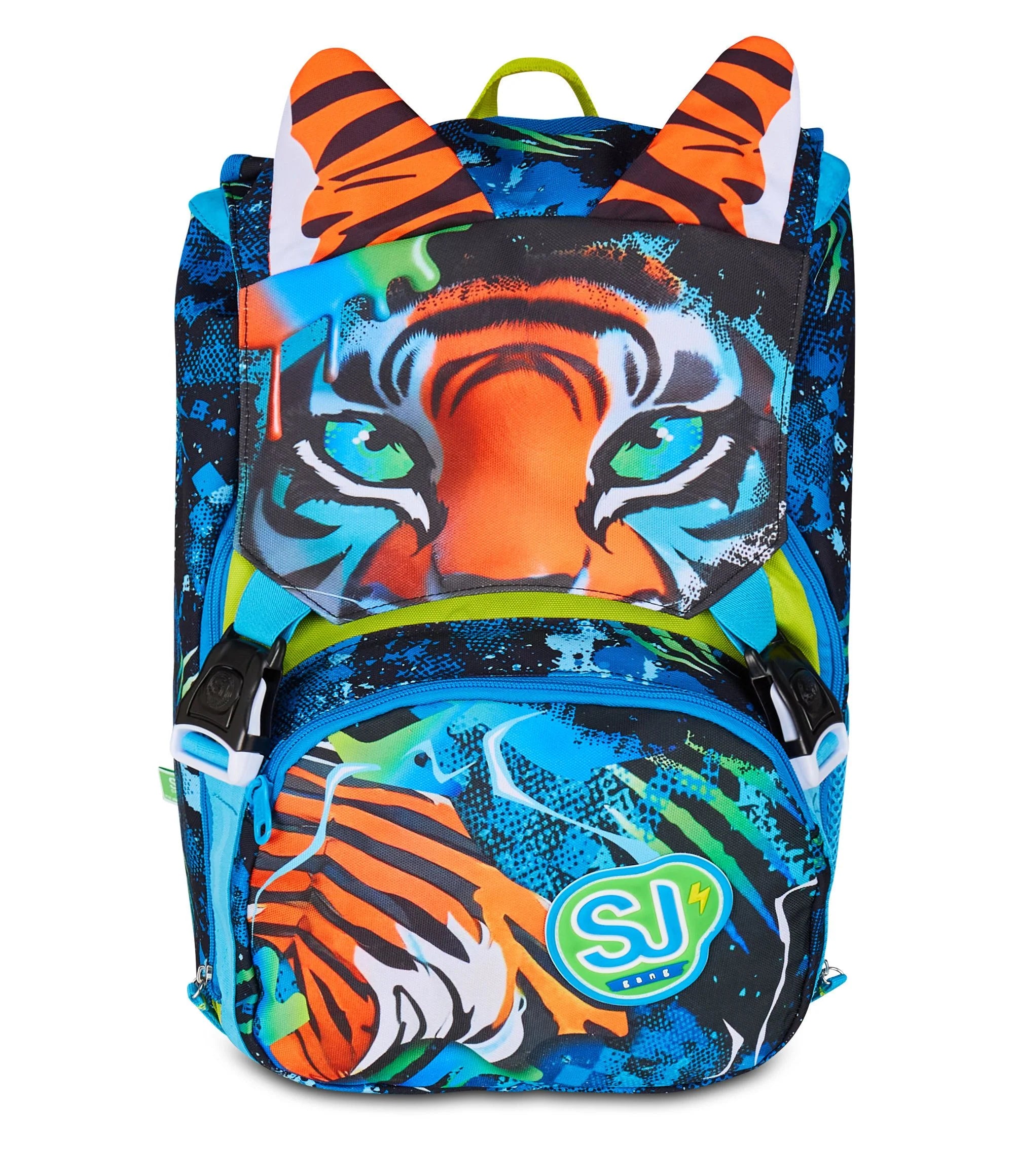 Zaino Estensibile Big Sj Gang Air Tiger - Blu/Arancione