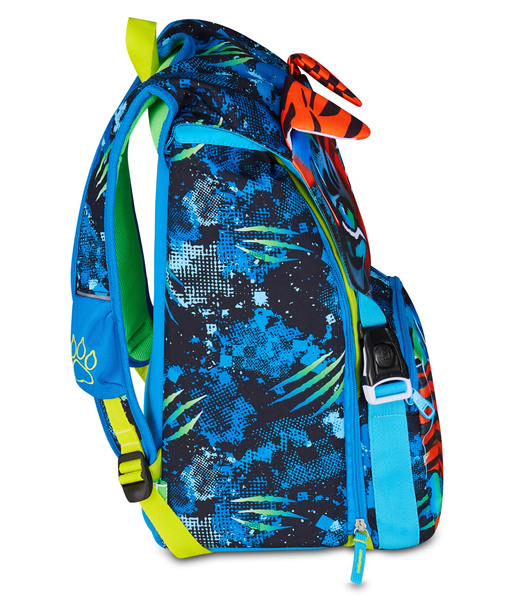 Zaino Estensibile Big Sj Gang Air Tiger - Blu/Arancione