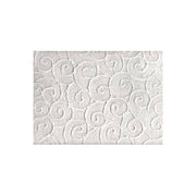 Carta Cotone, Di Gelso, A Rilievo - Infinity Bianco (631) - Renkalik