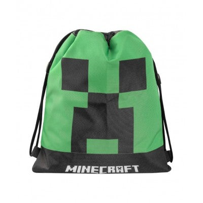 Sacca Minecraft Sportiva Unisex Con Spallacci E Chiusura Anti-soffocamento