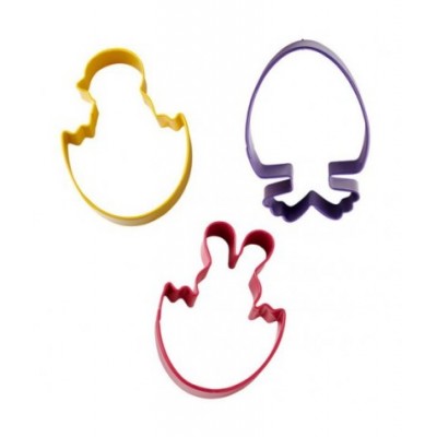 Set 3 Tagliapasta Colorato Uovo