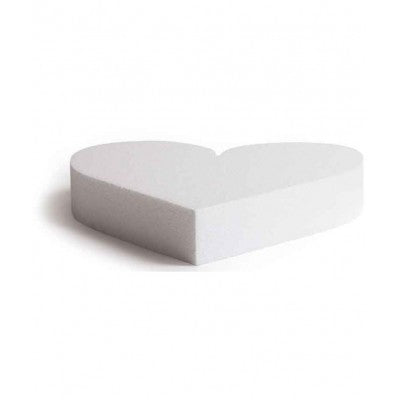 Base A Forma Di Cuore In Polistirolo Decora 15 X H 7,5 Cm