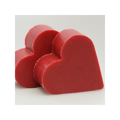 Sapone Cuore Rosso 6,5cm – 2 Pezzi