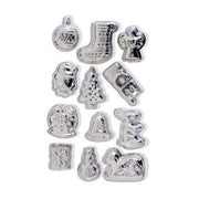 Set 12 Stampi In Acciaio Natale