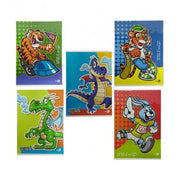 Kit 5 Maxi Quaderni Smile And Go A4 20+1 Fogli Rigo B 80gr - Fantasie Assortite