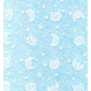 Pannolenci Stafil Orsetto / Luna 30x40 Cm, 1mm - Azzurro, Panna, Rosa