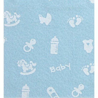 Pannolenci Stafil Baby 30x40 Cm, 1mm - Azzurro, Rosa