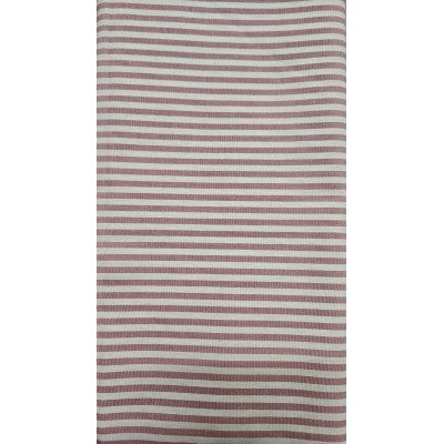 Cotone A Righe Piccole - Rosa