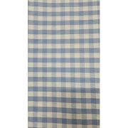 Cotone A Quadri Grandi - Azzurro