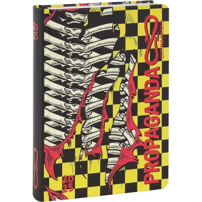 Propaganda - Diario Scuola 2024-2025 Ufficiale Propaganda, 16 Mesi, 12 X 16.5 Cm, Multicolore