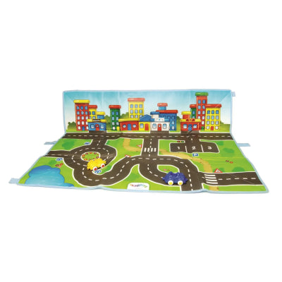 Original Tappeto Città Con 2 Macchinine – Viking Toys Vk5202