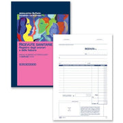 Ricevute Sanitarie E Registro Onorari E Fatture (vidimabile) - Blocco 50/50 Fogli Numerati Autoricalcante - 21,5x14,8 Cm