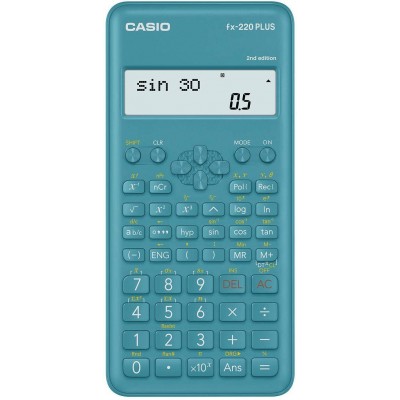 Calcolatrice Casio Fx-220 Plus-2 2-line Display - Azzurro
