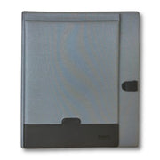 Portablocco Flex Grigio Metallizzato Con Portapenna 781 Su - Buffetti