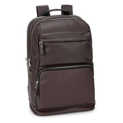 Zaino Business Pro Comix U, Morbida Ecopelle Granata, Cm 29x44hx16 - Marrone Scuro