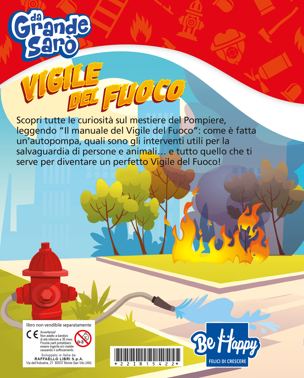 Arrivano I Pompieri, Da Grande Sarò, Con puzzle 3D – Raffaello