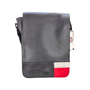 Borsa Tracolla Lambretta Regolabile E Con Chiusura Magnetica – Nero / Rosso