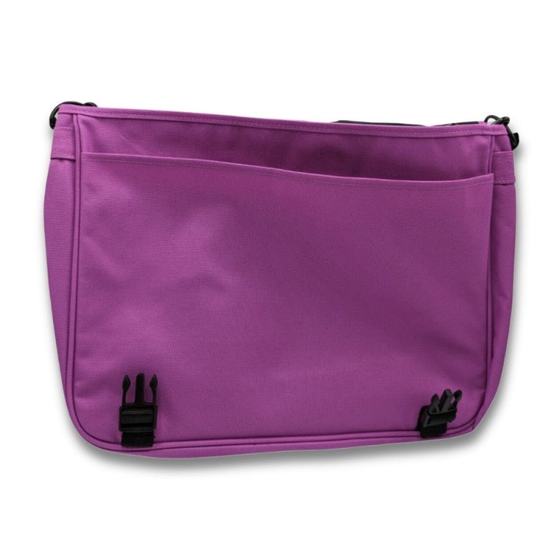 Borsa Estensibile Con Tracolla Regolabile Comix Messenger - Fucsia / Blu