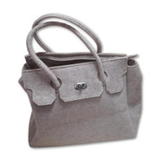 Borsa Bauletto Angelb In Feltro Beige