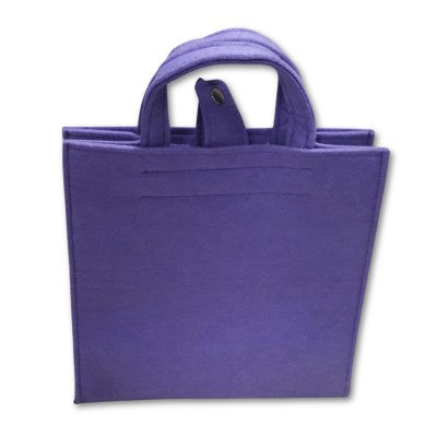 Borsa A Mano Angelb In Feltro Viola