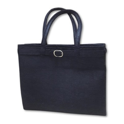Borsa A Mano Angelb In Feltro Blu