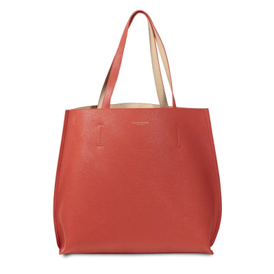 Borsa Due Manici Campo Marzio Reversibile - Tangerine Tango (arancione)