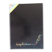 Block Notes Spiralato A4 Con 4 Fori, Fogli Colorati, Rigatura 4 Mm Su Un Solo Lato – Flex