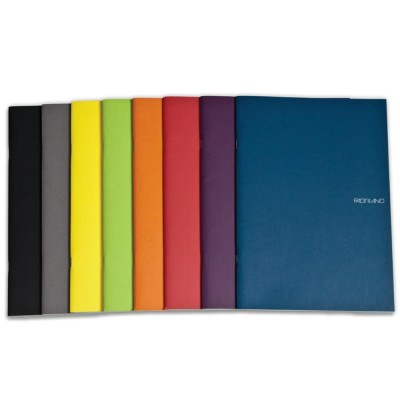 Confezione Monocolore 5 Maxi Quaderni Fabriano Ecoqua A4 40 Fogli 90gr