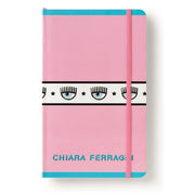 Quaderno Notebook Con Elastico Chiara Ferragni 13x21cm 90 Fogli 1r 80gr - Rosa
