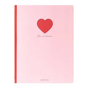 Quaderno Large Legami Cuore B5 80 Pagine, 1 Rigo 7mm, 100gr