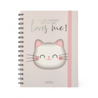 Quaderno Spiralato Large Legami Kitty A5 200 Pagine 1 Rigo 100gr