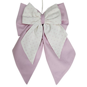 Fiocco Nascita A Pois Rosa