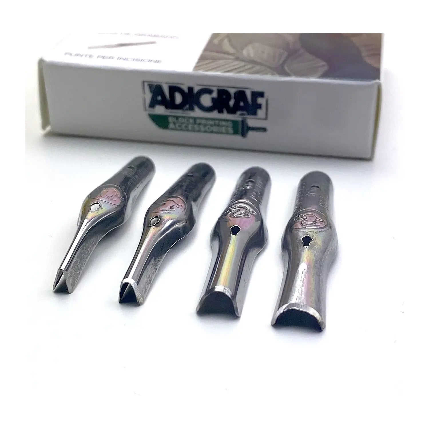 Adigraf Pennini per Incisione – Astuccio 4 Pezzi