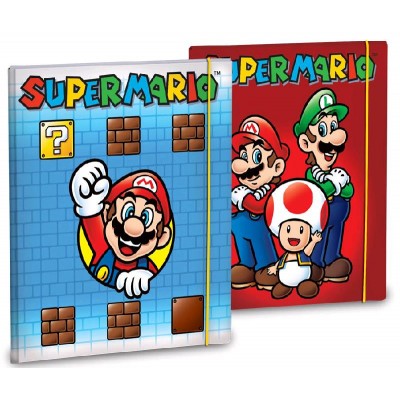 Cartellina Con Elastico Super Mario