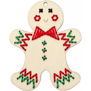 Kit Formina In Legno Ricamabile – Omino Di Pan Di Zenzero