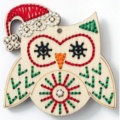 Kit Formina In Legno Ricamabile – Gufo