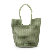 Borsa Tote Ariel Verde Militare - Campo Marzio