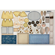 Panno Kraft 3d Personaggi Il Presepe Renkalik