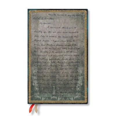 Agenda Giornaliera Maxi Paperblanks 2024, Verticale, 13 Mesi Frederick Douglass Lettera Per I Diritti Civili, Cm 13x21