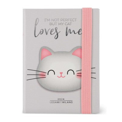 Agenda Settimanale Mini Legami 2024 Kitty, 12 Mesi