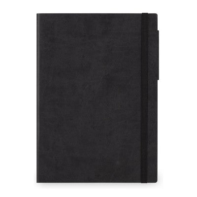 Agenda Settimanale Maxi Legami 2024 Black Onyx, 12 Mesi - Nero