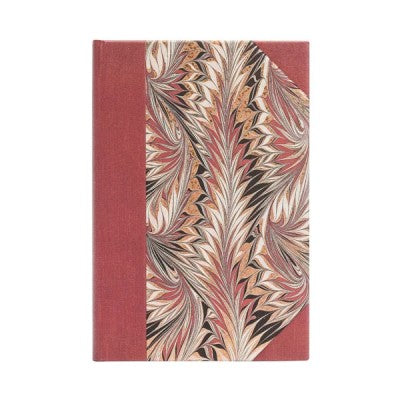 Taccuino Mini A Righe Paperblanks Rubedo Carta Marmorizzata Cockerell 176 Pagine 85 Gr