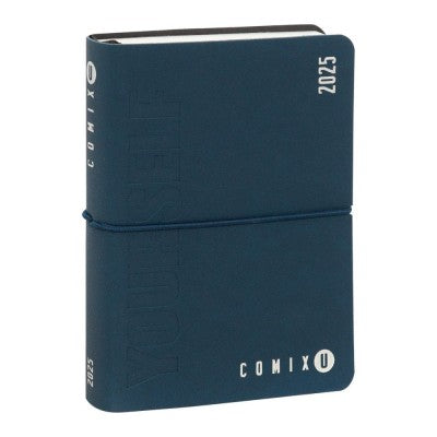 Agenda Giornaliera Mini Comix U Yourself 2024 / 2025, 16 Mesi - Blu