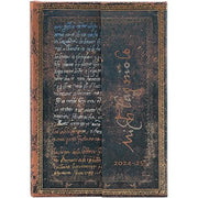 Paperblanks | 2025 Scritti Di Michelangelo | 18 Mesi | Mini | Settimanale Orizzontale