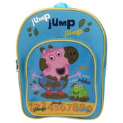 Zainetto Asilo Peppa Pig Baby George Azzurro