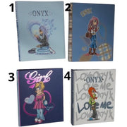 Raccoglitore 4 Anelli A4 Onyx - Fantasie Assortite