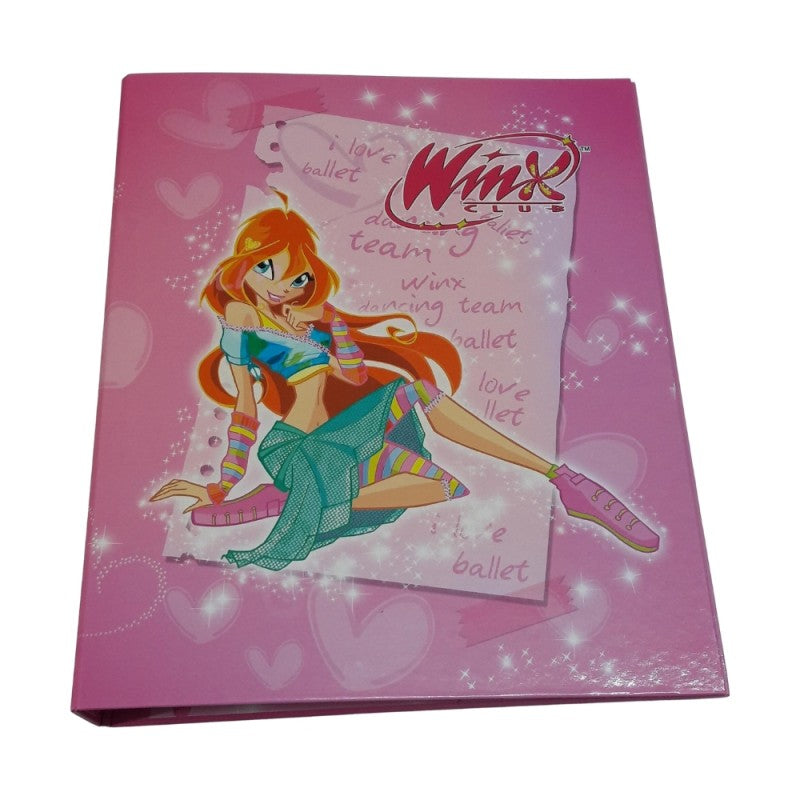 Raccoglitore 4 Anelli A4 Winx – Fantasie Assortite